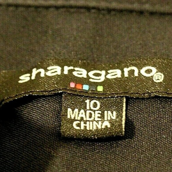 SHARANGANO Navy Blue Collared Tie Waist Dress - Picture 7 of 7